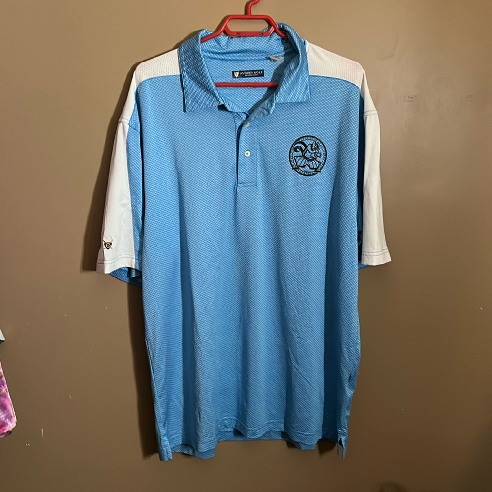 😄Golf shirt polo breast crest   B4